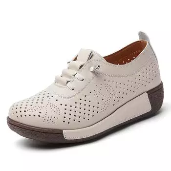 Обычная кожа без каблуков Кроссовки Желтые Балетки Ботинки из ткани Женская обувь Размер 43 Спорт Посетители Лоферы Красовки 35