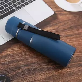 Обычная вакуумная кружка-пуля для студентов, простые портативные чашки для воды для отдыха на открытом воздухе 460 красный