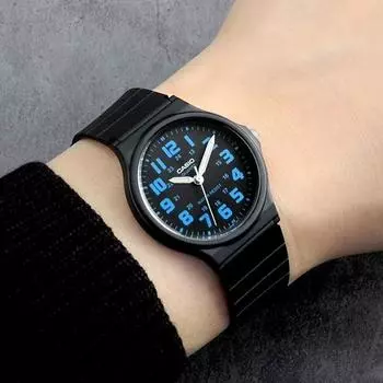Обычные аналоговые наручные часы Casio с высокой видимостью для медсестер, малошумных часов и студенческих экзаменов.