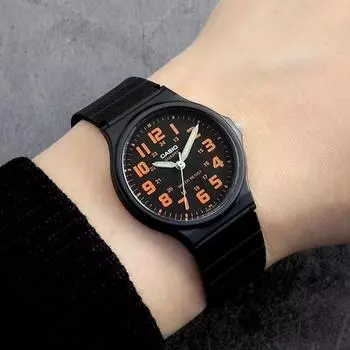 Обычные аналоговые наручные часы Casio с высокой видимостью для медсестер, малошумных часов и студенческих экзаменов.