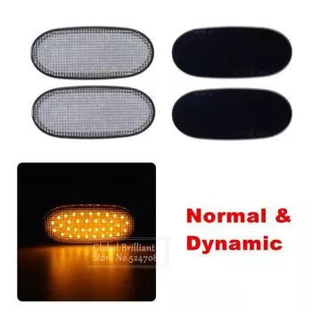 Обычные/динамические 36 светодиодных боковых габаритных огней, указатель поворота, панельная лампа 12 В для Volkswagen Crafter, для Benz Sprinter W906 06-13