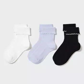 ОБЫЧНЫЕ НОСКИ UNIQLO JAPAN GIRLS, 3 ПАКЕТА