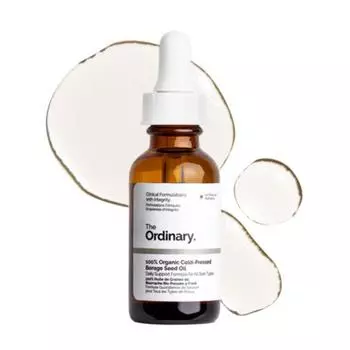 Обычный. 100% органическое масло семян огуречника холодного отжима, 30 мл (3 варианта)