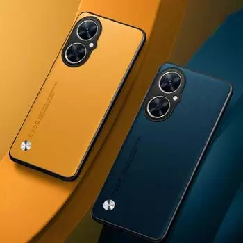 Обычный чехол из искусственной кожи для Huawei Nova 11i 4G 11 Ultra 10 Pro 9SE, матовый силиконовый противоударный защитный чехол для телефона Nova Y61 Y90 Y60 Y70 Plus Nova 10 Pro зелёный