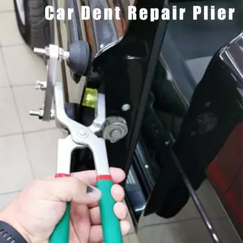 Обжимной зажим для отделки кромки двери Ремонт вмятин на автомобиле Ремонт металлических бесшовных деталей Инструменты для технического обслуживания Набор антикоррозийных зажимных клещей серебряный