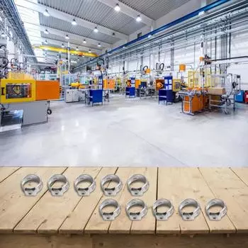 Обжимные фитинги для окантовки PEX из нержавеющей стали с зажимным кольцом 7MM