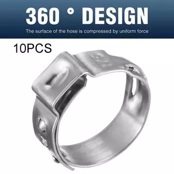 Обжимные фитинги PEX Кольцо из нержавеющей стали Готовое для долговечной прочности 10MM