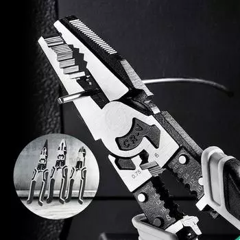 Обжимные клещи для зачистки Плоскогубцы с острыми губками Многофункциональные кусачки Плоскогубцы для электрика Ручной инструмент для скобяных изделий Диагональные плоскогубцы