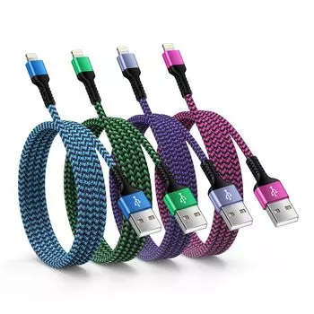 Ocbuo iPhone кабель для зарядки iPhone кабель для зарядки Кабель Lightning Кабель Lightning USB для быстрой зарядки iPhone кабель для зарядки смартфона кабель для передачи данных