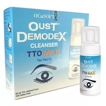 Occusoft Ostdemodex Tea Tree Oil Eyelid Cleanser TTO MAX Tithiomax, 50 мл, 1 набор