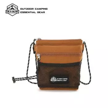 Oce Gear Mountain Outdoor Nylon Niche Style Crossbody Bag Mustard yellow