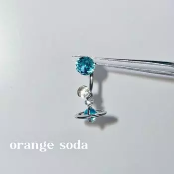 Ocean Blue Fantasy Universe Star Full Diamond Earrings Female Summer Elegant Stud Earrings Accessible Luxury Fashion Special-Interest Fancy Earrings Sea Blue Star horseshoe ring single