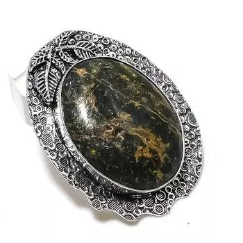 Ocean Jasper Gemstone 925 Sterling Silver Jewelry Gift Pendant 2.01 p7y89