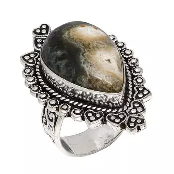 Ocean Jasper Gemstone Handmade Silver Jewelry 8