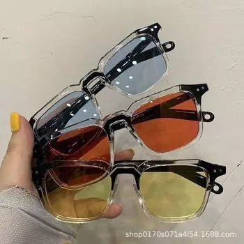 Ocean Sunglasses Male Trend Retro Bouncing Glasses Female Domineering Cool Personality Couple Same Style