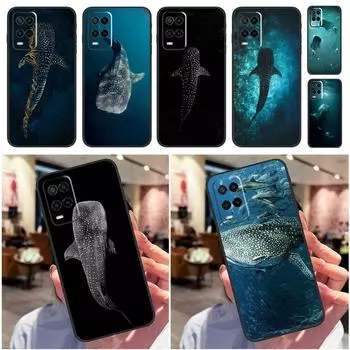 Ocean Whale Shark Animal Case For OPPO A74 A54 A94 A52 A72 A83 A91 A93 A53S A15 A16 A5 A9 A31 A53 2020 Phone Cover OPPO A72