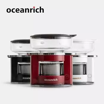 OCEANRICH S2 Автоматическая портативная кофеварка с функцией заливки кофе, многоразовая кофеварка из нержавеющей стали синий