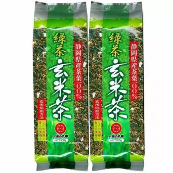 Ochanomaruyuki Green Tea Genmaicha 300g x 2 pieces using tea leaves from Shizuoka Prefecture