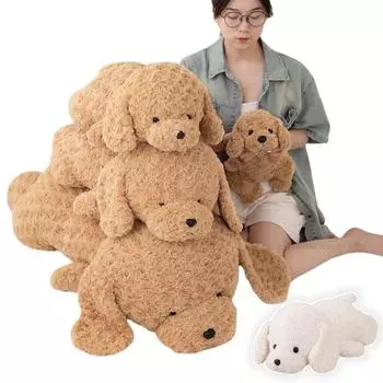 Очаровательная большая мягкая тканевая подушка для кровати в виде собаки-животного из мультфильма, высококачественные рождественские подарки на день рождения about 40cm