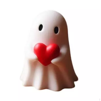 Очаровательная фигурка привидения, центральный элемент стола, украшение для дома на Хэллоуин White Heart