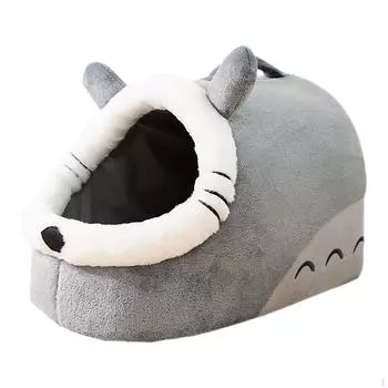 Очаровательная кровать для котят: Уютное убежище для домашних кошек S