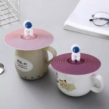 Очаровательная крышка для кружки с хорошей герметичностью и милым уплотнением на присоске A