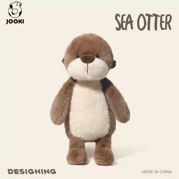 Очаровательная маленькая морская выдра, мягкая игрушка, милая кукла, супер мягкая плюшевая игрушка, утешительная плюшевая игрушка, подарок на день рождения, мягкие игрушки для детей 36cm