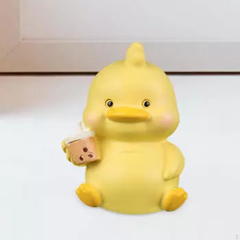 Очаровательная миниатюрная утка для интерьера автомобиля или декора стола Holding Cup