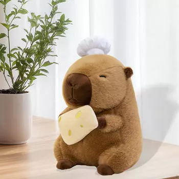Очаровательная мягкая игрушка капибара для детей и взрослых, отличный подарок cheese