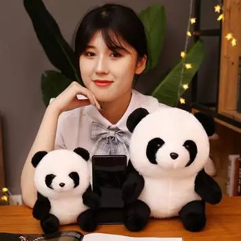 Очаровательная плюшевая игрушка Красная панда – успокаивающая кукла-животное зоопарка для детей 18cm (0.1kg)