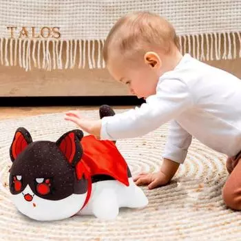 Очаровательная плюшевая игрушка-кукла в виде кошки, супер мягкая, износостойкая, не выцветающая, моющаяся, мультяшная плюшевая игрушка-кошка A