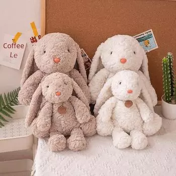 Очаровательная плюшевая кукла-кролик, детская игрушка 35cm
