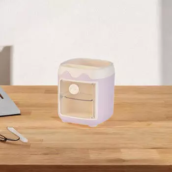 Очаровательная подставка для ручек в виде свиньи для организации рабочего стола - Милый держатель для карандашей для детей и домашнего офиса светло-синий