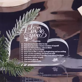 Очаровательная подвеска в форме сердца со стразами и буквами «10 причин любить тебя» для подарка на День святого Валентина своими руками