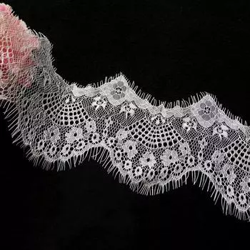 Очаровательная популярная вышитая вышивка высокого качества, черная, сделай сам, горячая распродажа, 10 см, 1 шт., швейная ткань, белые ленты, 3 м, материалы ручной работы, кружевная ткань чёрный