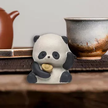 Очаровательная скульптура панды для домашнего декора Style A 3.9x4x4.3cm