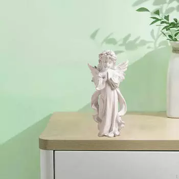 Очаровательная статуя молящейся фигурки из смолы, Height 15cm