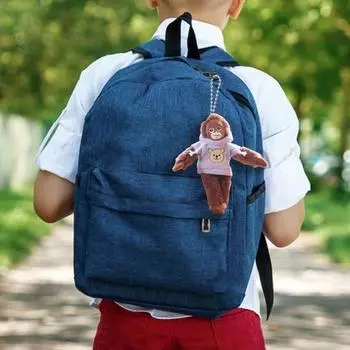 Очаровательная толстовка с капюшоном обезьянка брелок плюшевый подвесной орнамент со съемной курткой мягкие сумки кулон чучело животного брелок кофейный