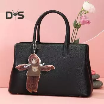 Очаровательная толстовка с капюшоном обезьянка брелок плюшевый подвесной орнамент со съемной курткой мягкие сумки кулон чучело животного брелок розовый