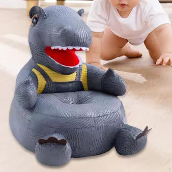 Очаровательное детское кресло в стиле динозавра для игровой комнаты или спальни зелёный