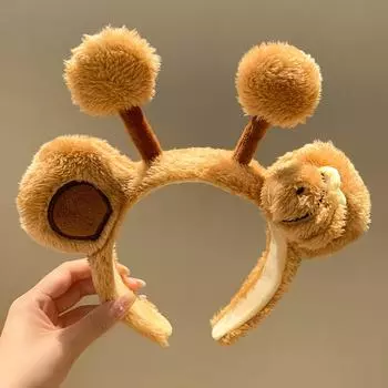 Очаровательное плюшевое животное Пчела Пушистая повязка на голову Взрослые/Дети Вечеринка Косплей Костюм Карнавальные аксессуары для волос