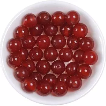 Очаровательные бусины из красного агата 4 мм, 6 мм, 8 мм, 10 мм для изготовления браслетов и ожерелий 4