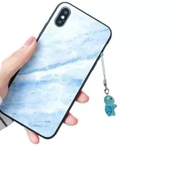 Очаровательные черепахи, подвесной ремешок для телефона, нежная подвеска в виде черепах, ремешок для телефона, аксессуар, элегантные подвесные украшения для телефона синий