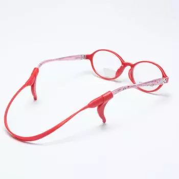 Очаровательные детские заушные крючки, подвесные солнцезащитные очки, противоскользящий ремешок для очков, удобный силиконовый ремешок, многоцветный для очков синий