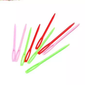 Очаровательные инструменты для плетения, нитки для шитья, пластик 2 размеров, 6 игл разноцветный