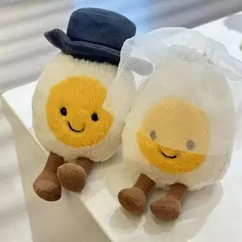 Очаровательные куклы-яйца, мягкая игрушка в виде вареного яйца, милые мягкие игрушки 5.5