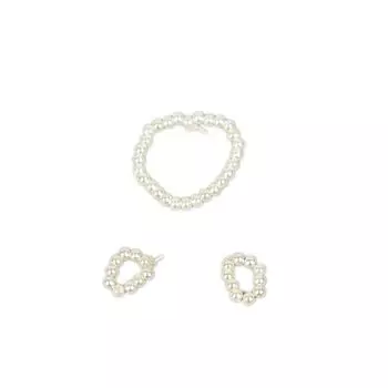 Очаровательные кукольные аксессуары DIY Подарок на Рождество для девочки Игрушка для ролевых игр для девочек Детская игрушка Девочки 1pc Necklace 2pcs Bracelets