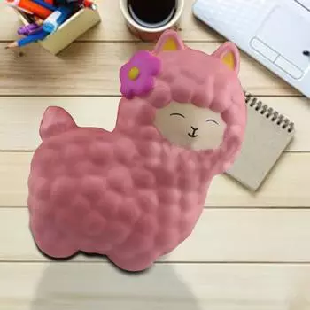 Очаровательные ламы, альпаки, медленно растущие, с ароматом фруктов, сжимаемые игрушки для снятия стресса