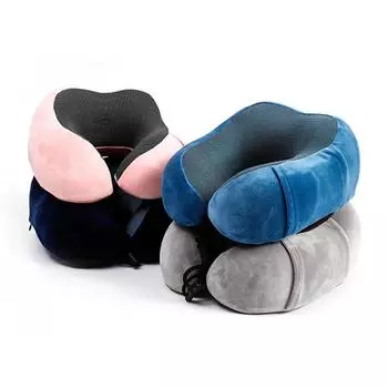 Очаровательные подушки для шеи Постельные принадлежности Здравоохранение Подушка для шеи с медленным отскоком Мягкая подушка для шеи Подушка для космических путешествий Подушка из пены с эффектом памяти Подушка для шеи Шейная подушка серый