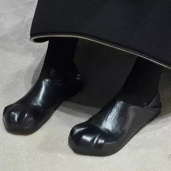 Очаровательные туфли-лодочки с кошачьим когтем на плоской подошве из мягкой кожи, женские туфли Мэри Джейн, удобная повседневная обувь, резиновая подошва 35 чёрный